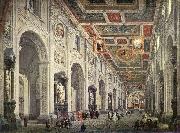 Interior of the San Giovanni in Laterano in Rome Giovanni Paolo Pannini